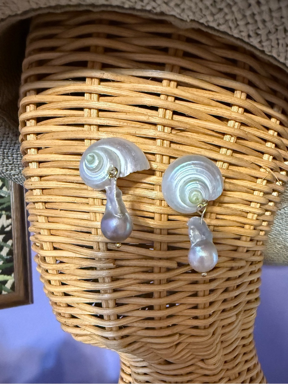 Shell Earrings - Picture 4 of 4